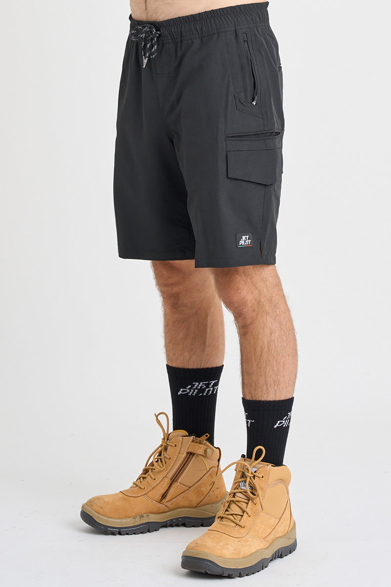 Jet-Lite Hybrid Utility Short - Black