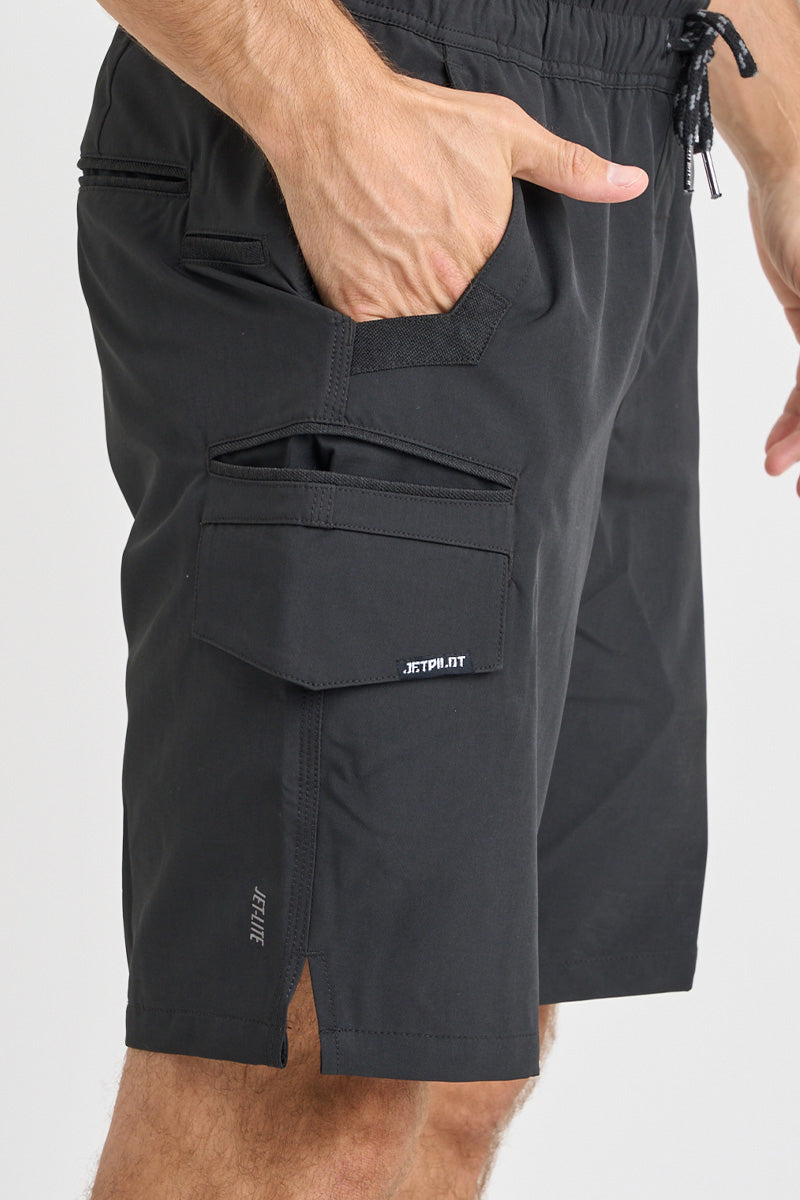 Jet-Lite Hybrid Utility Short - Black