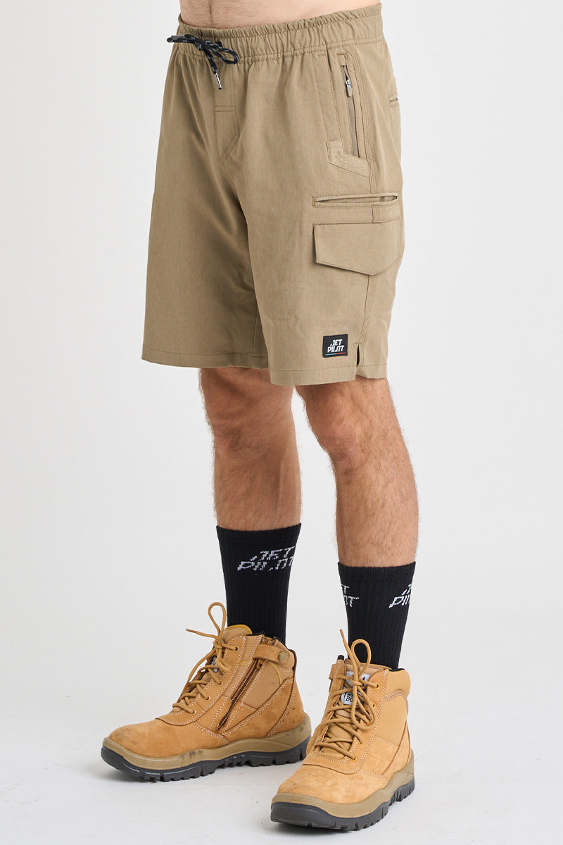 Jet-Lite Hybrid Utility Short - Khaki