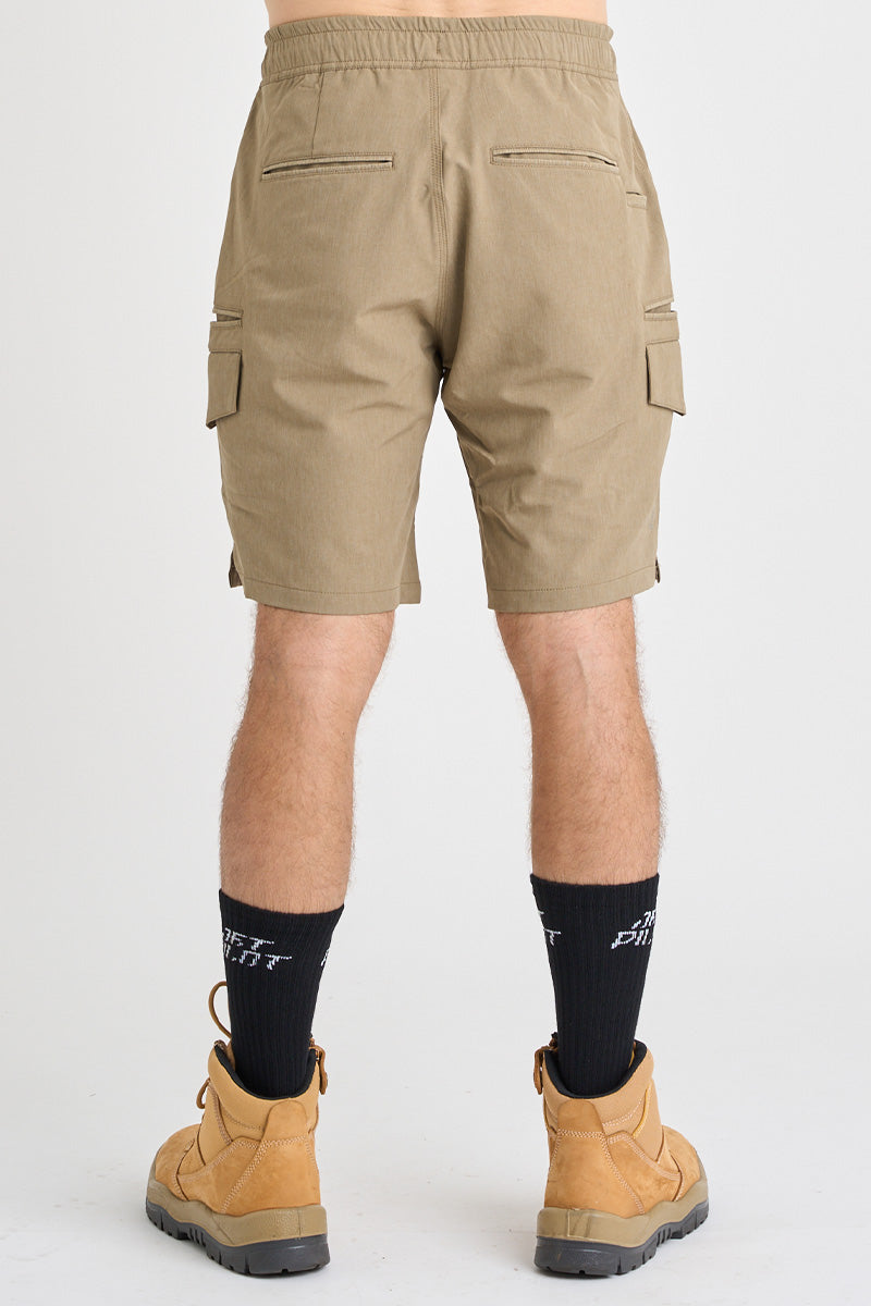 Jet-Lite Hybrid Utility Short - Khaki