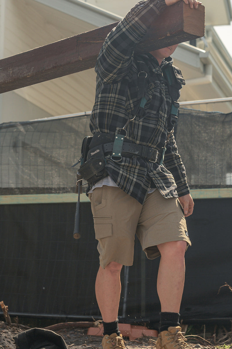 Jet-Lite Hybrid Utility Short - Khaki