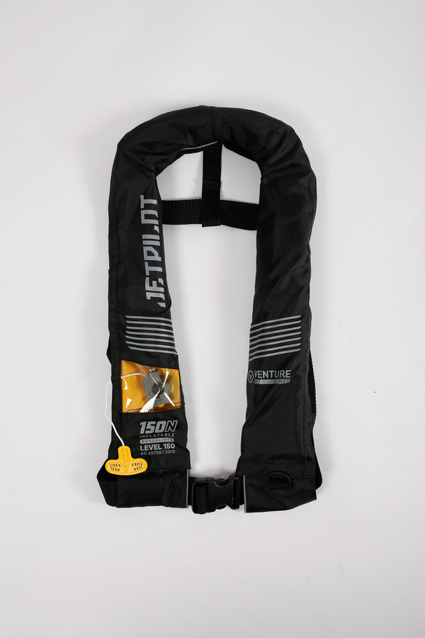 Jetpilot Mens Inflatable Life Jacket Level 150 - Black