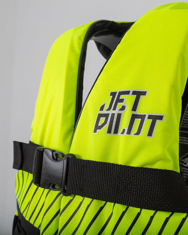 Jetpilot Helium F/E Mens Nylon Life Jacket - Black/Yellow