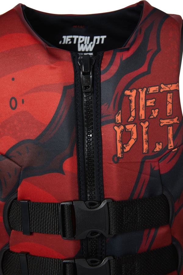 Jetpilot Boys Rex Youth Cause Neo Life Jacket - RED