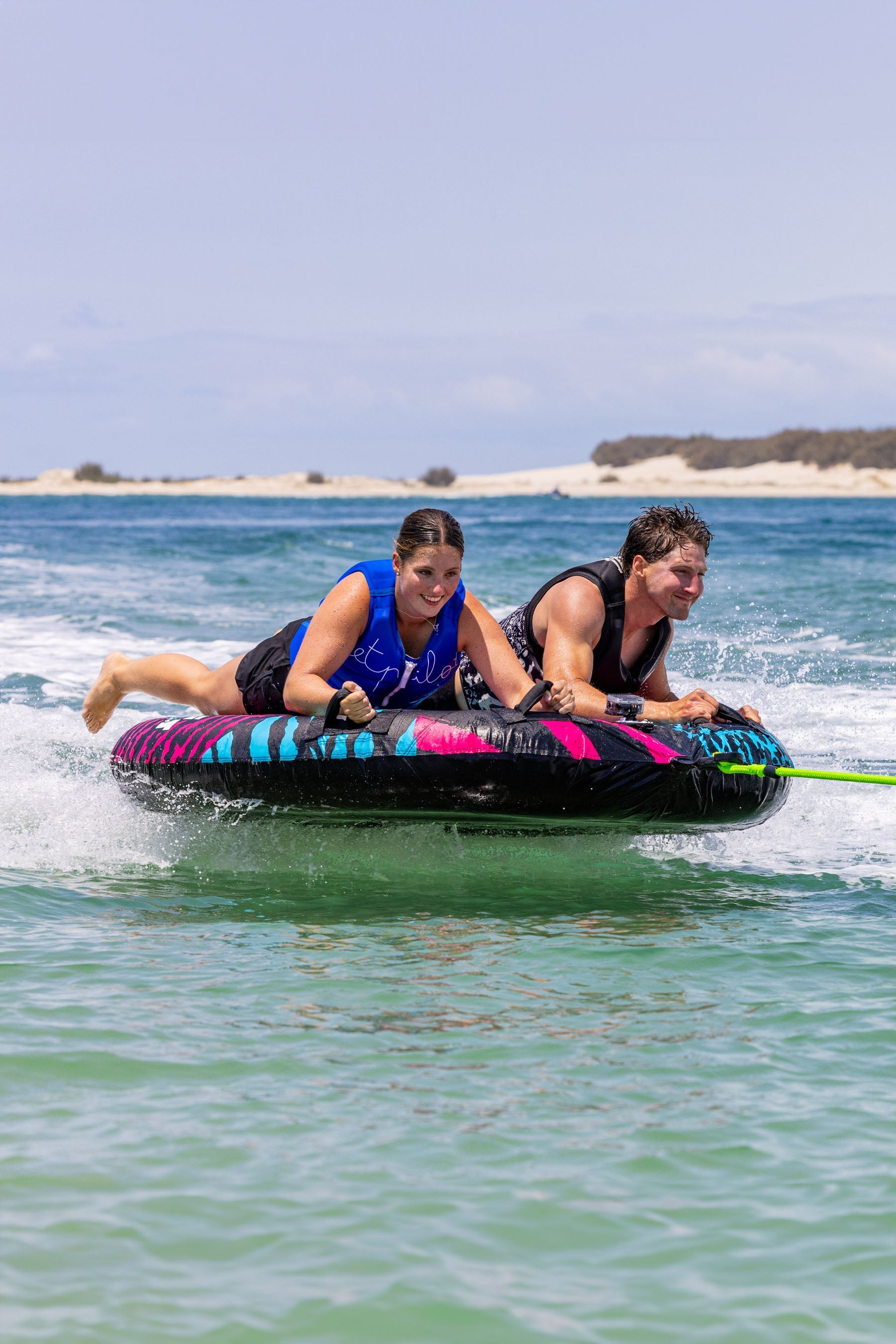 Jetpilot Slingshot Towable Tube - Pink/Blue 6