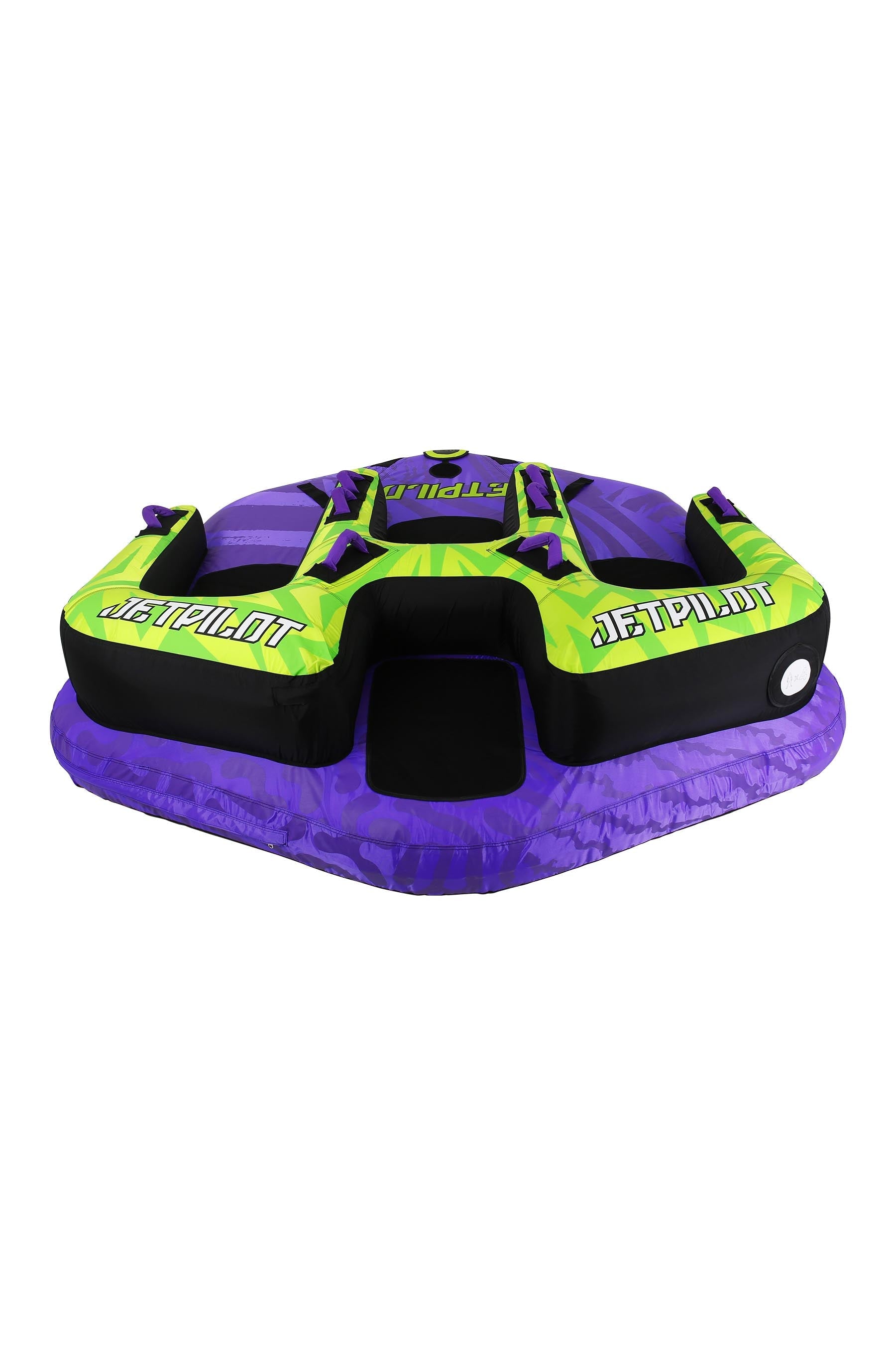 Jetpilot Freeride 4 Person Towable Tube - Purple/Green
