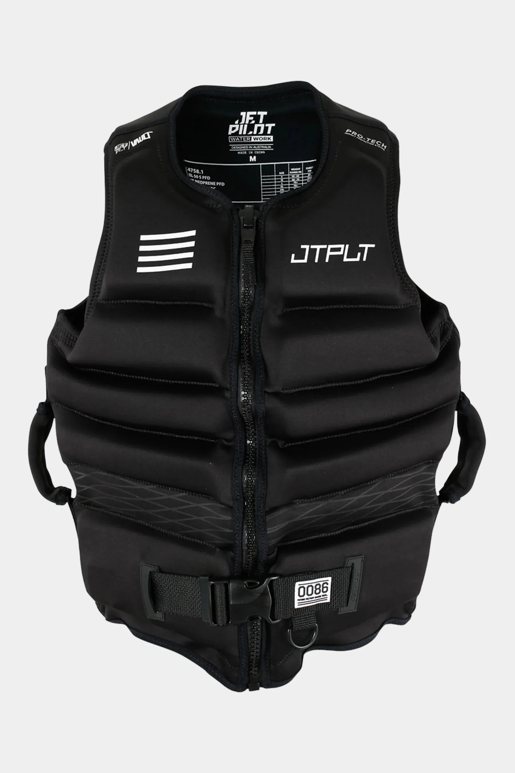 Jetpilot Vault Hyperflex Life Jacket - Black