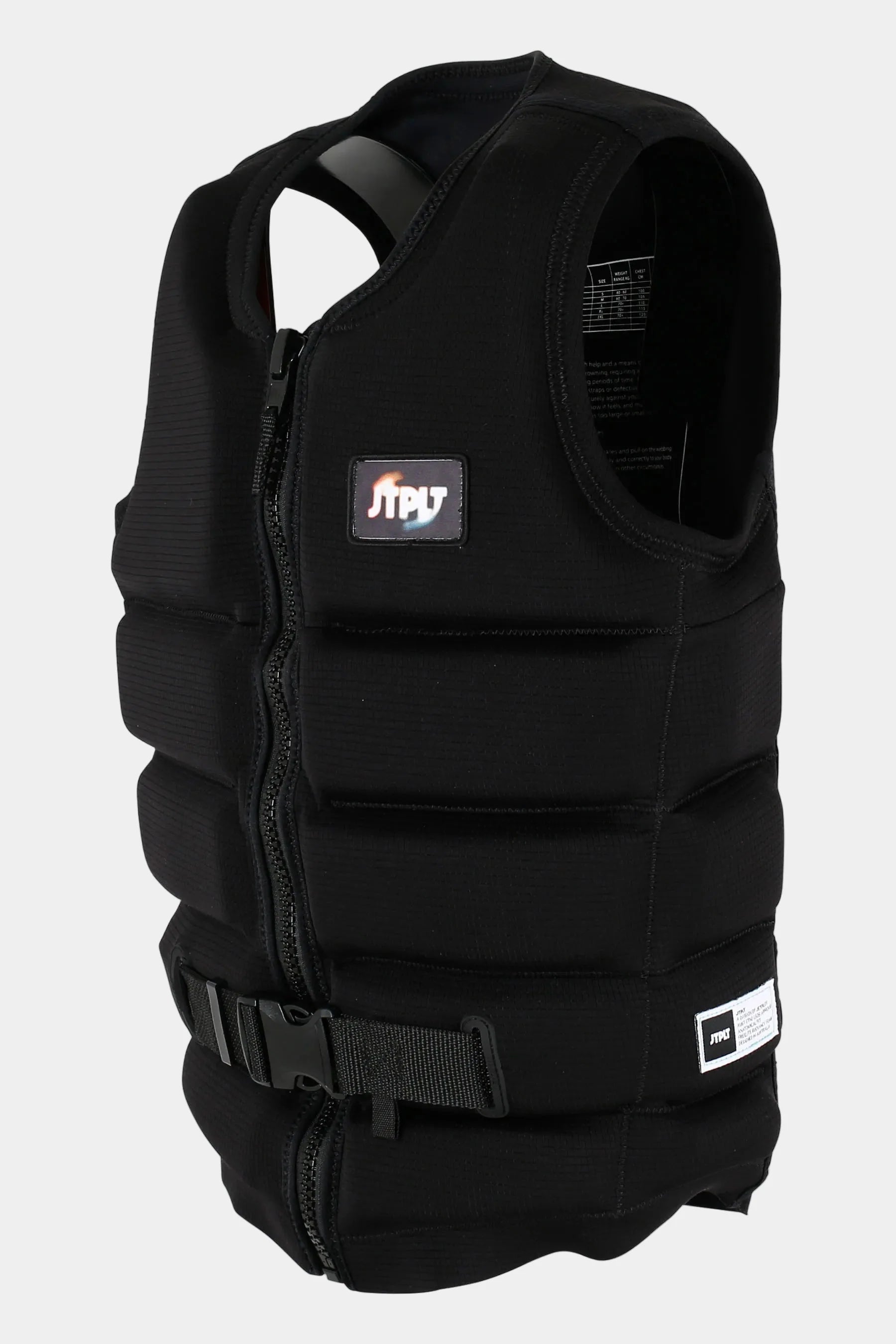 Jetpilot X1 Life Jacket - Felix Georgii Signature Series - Black with visible branding on a white background