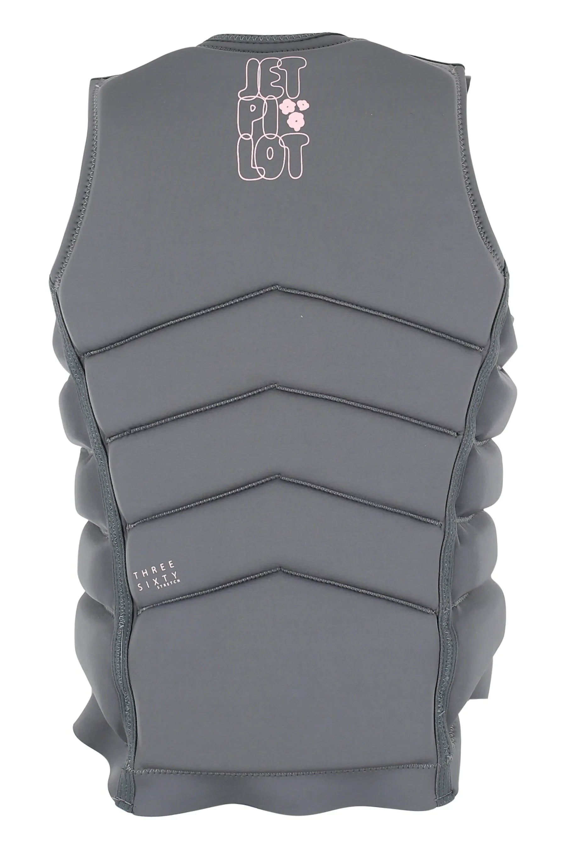 Jetpilot X1 Ladies Life Jacket - Isla - Charcoal 'Jetpilot' branding on a white background