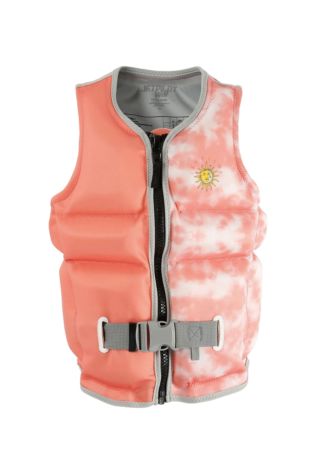 Jetpilot X1 Girls Youth Life Jacket PEACH