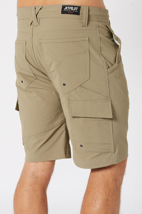 JET-LITE UTILITY SHORT - KHAKI