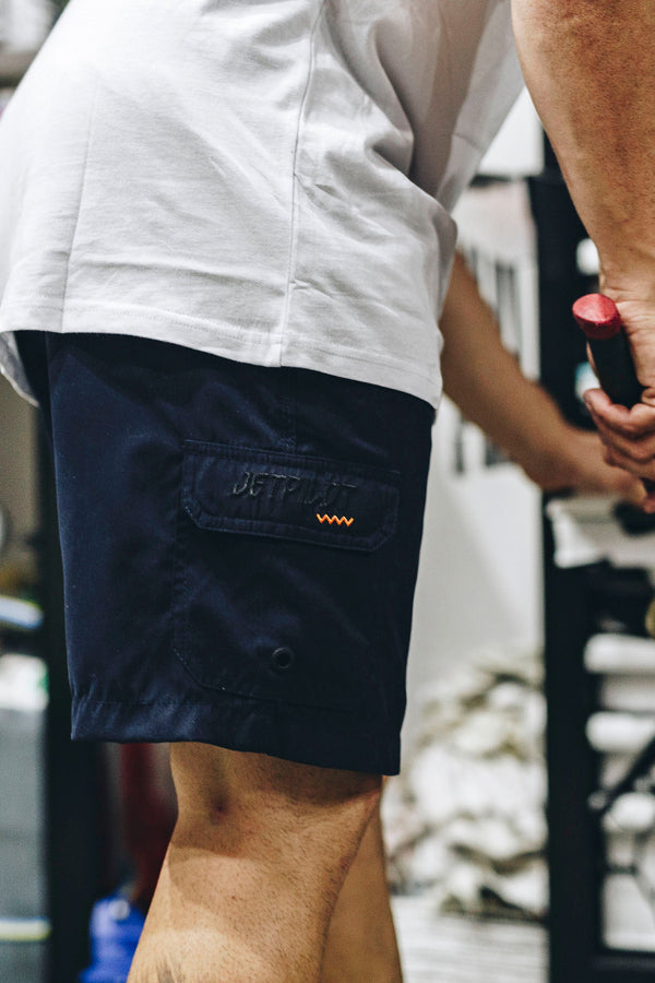 Jet-Lite Elasticated Short - Navy