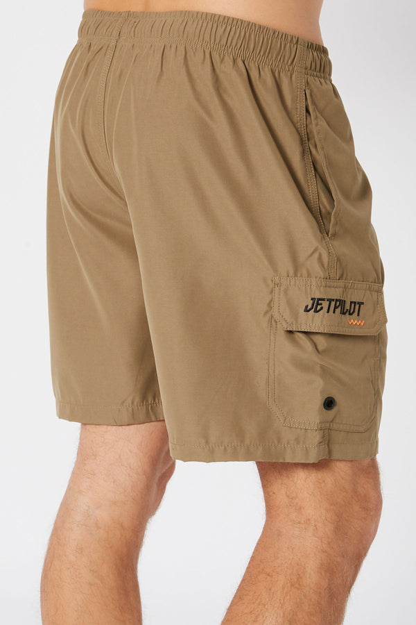 JET-LITE ELASTICATED SHORT - KHAKI