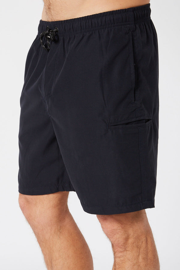 Jet-Lite Elasticated Short - Navy