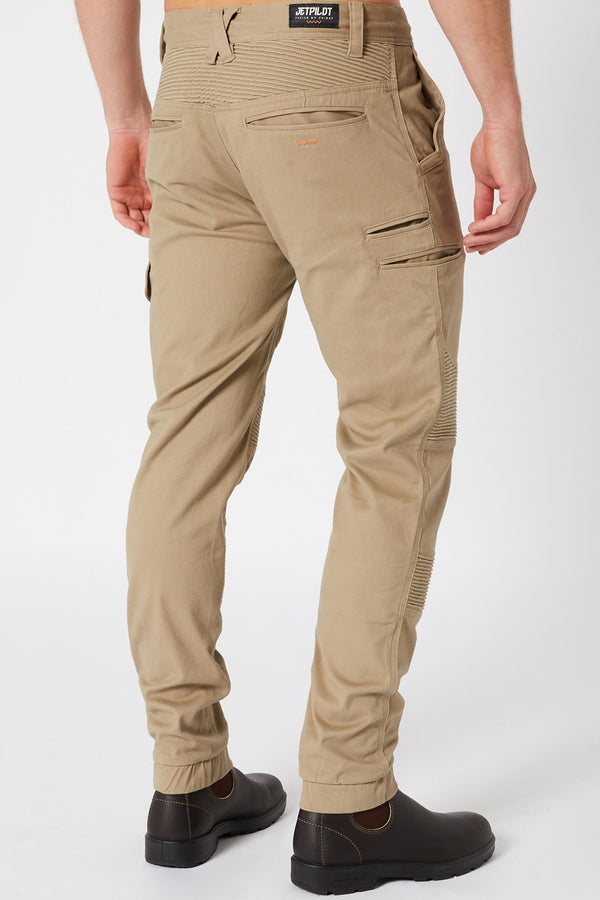 CORRUGATED STRETCH PANT - KHAKI