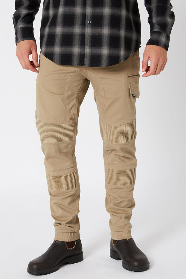 CORRUGATED STRETCH PANT - KHAKI