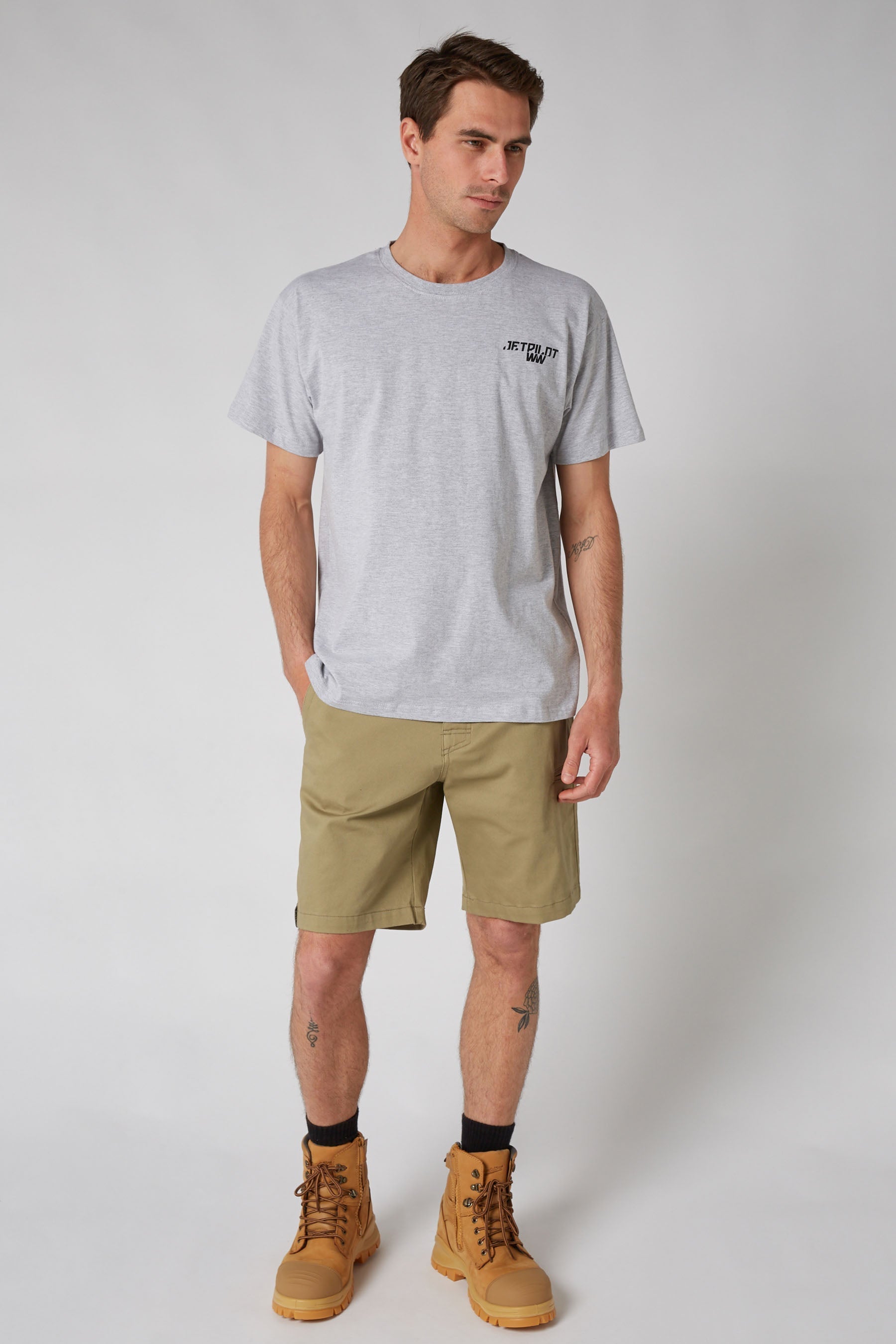Fueled 2 Mens Tee Grey