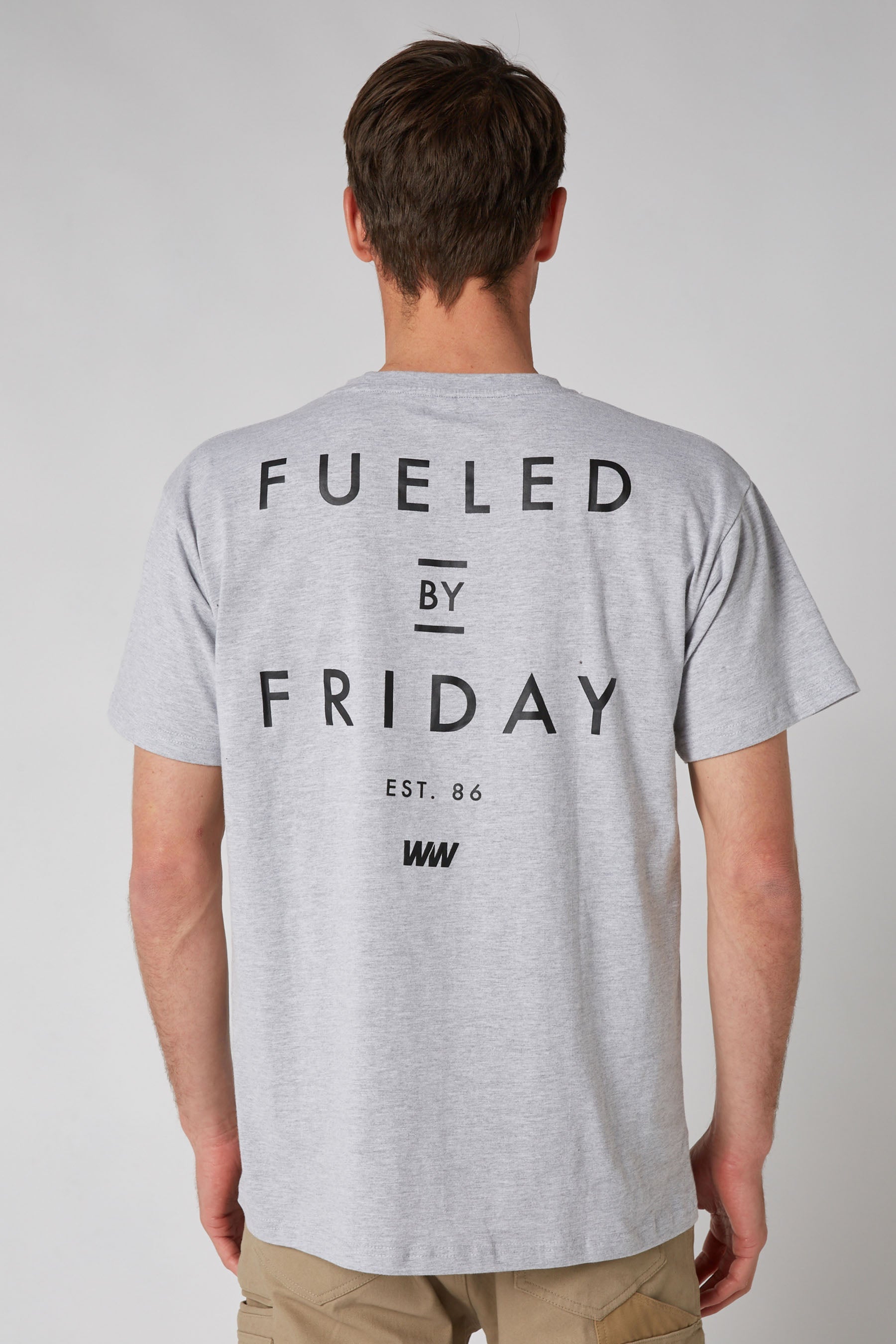 Fueled 2 Mens Tee Grey