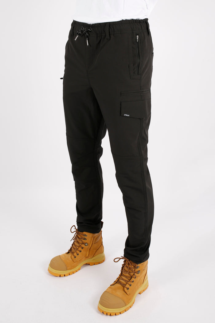 Jet-Lite Hybrid Elastic Waist Pant - Black
