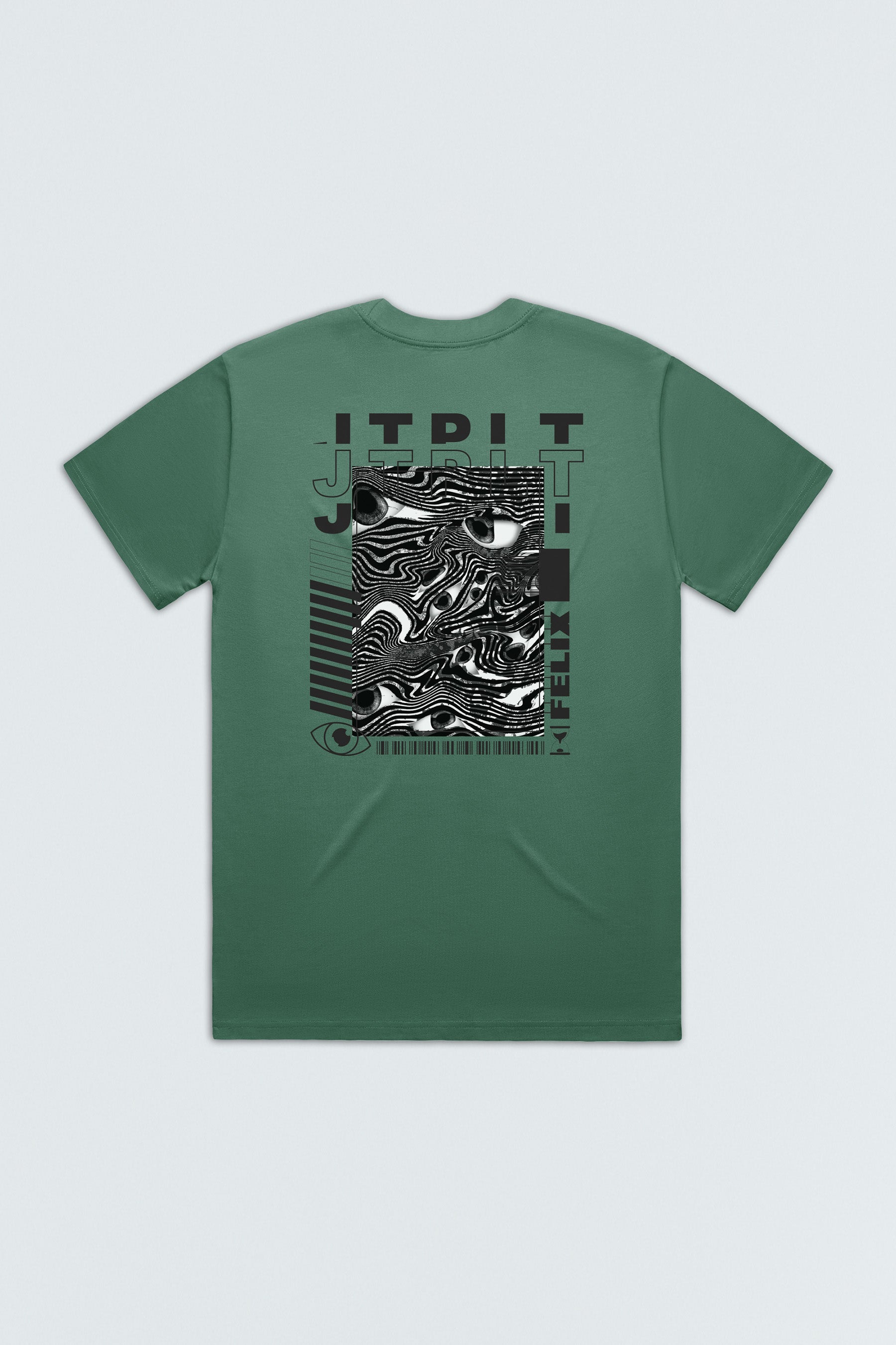 S24600 JTPLT FELIX SS TEE FOREST GREEN - 5