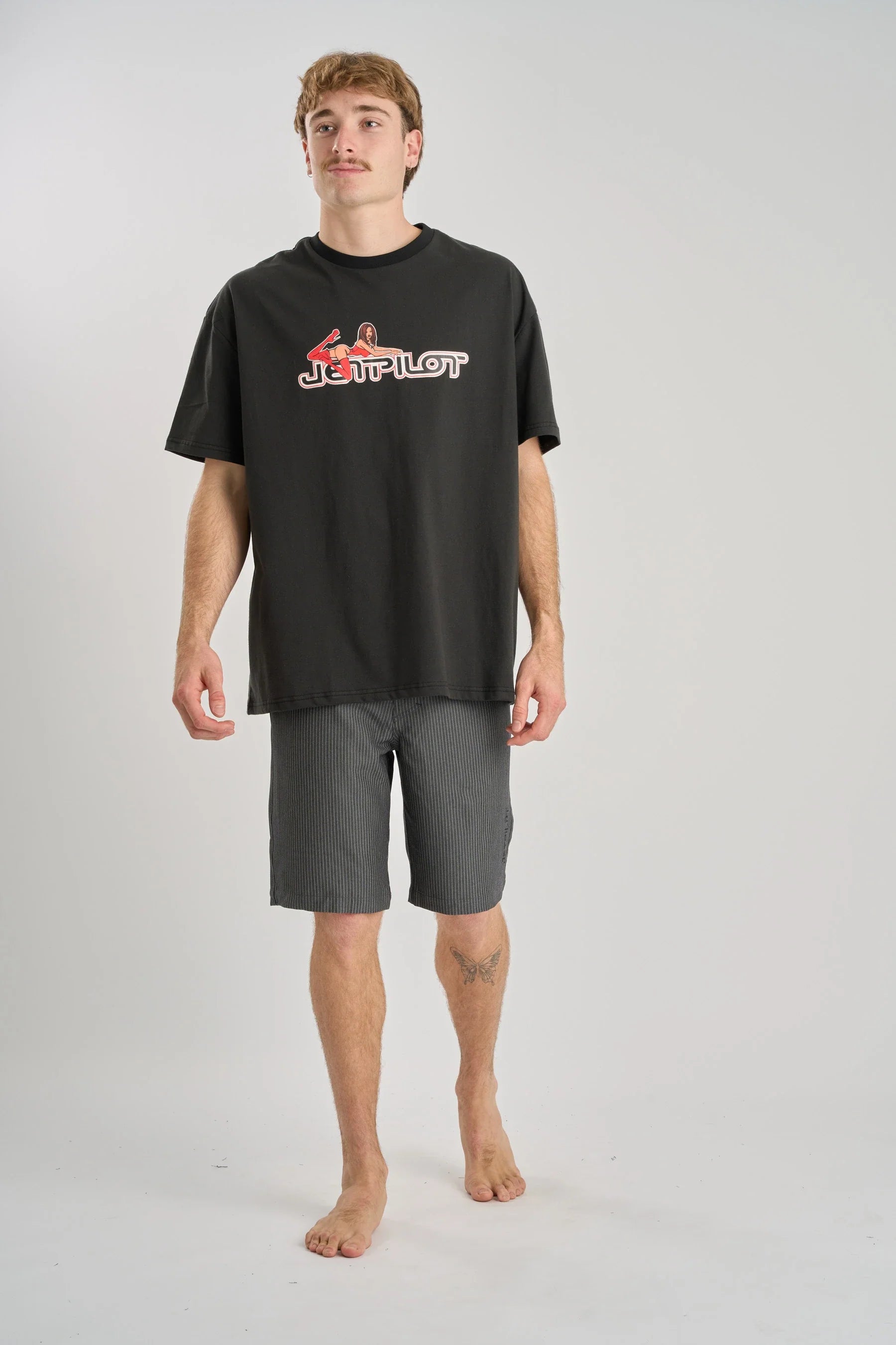 Jetpilot Check Ya Walkshort - Charcoal