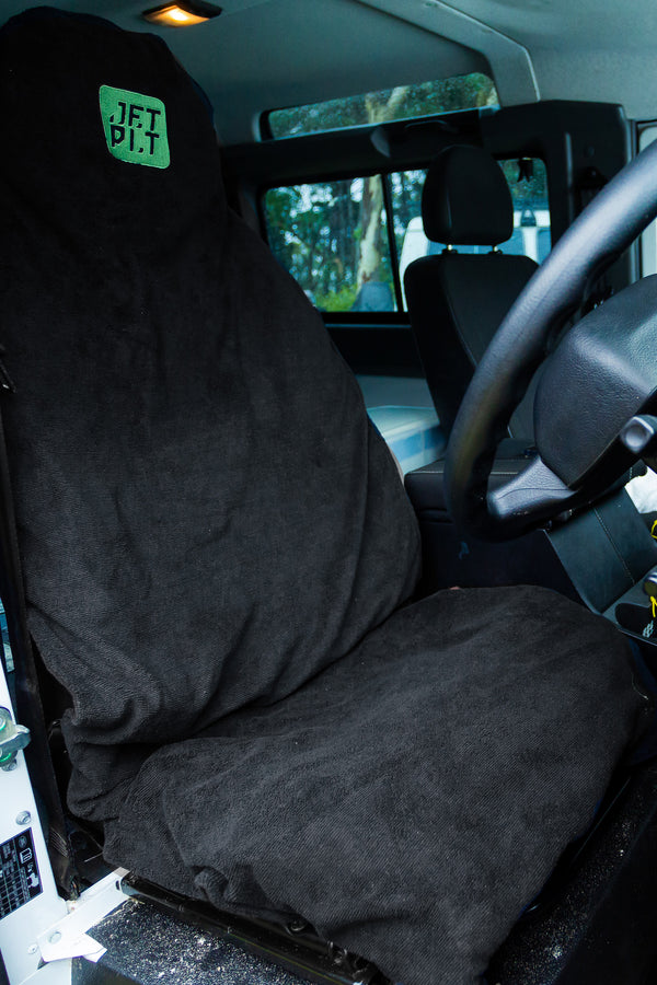 Jetpilot Seat Cover Towel - Black