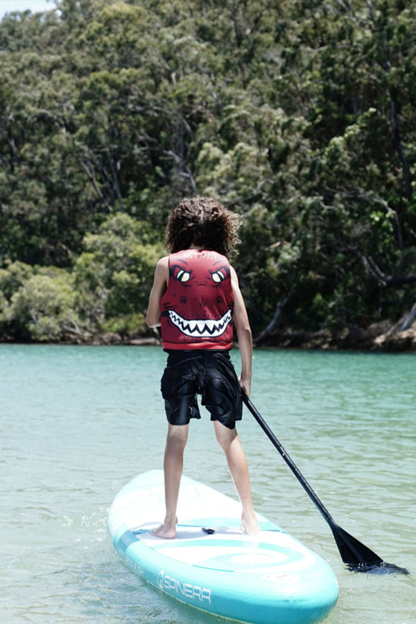 Jetpilot Boys Rex Youth Cause Neo Life Jacket - RED