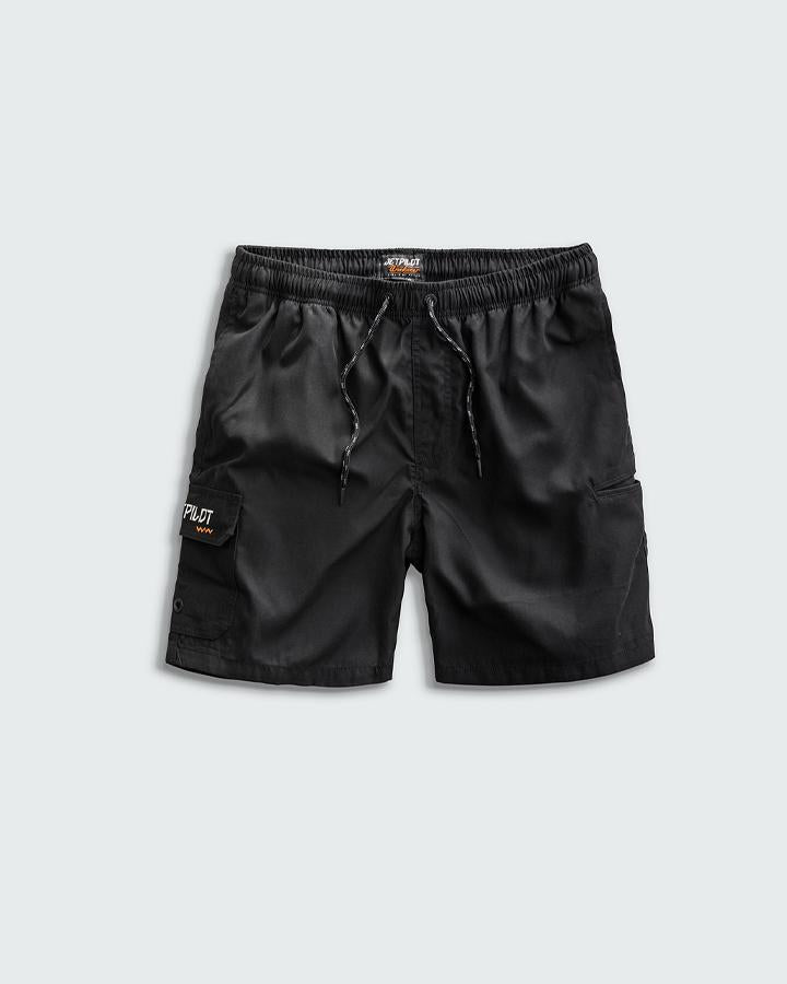 JET-LITE ELASTICATED SHORT - BLACK