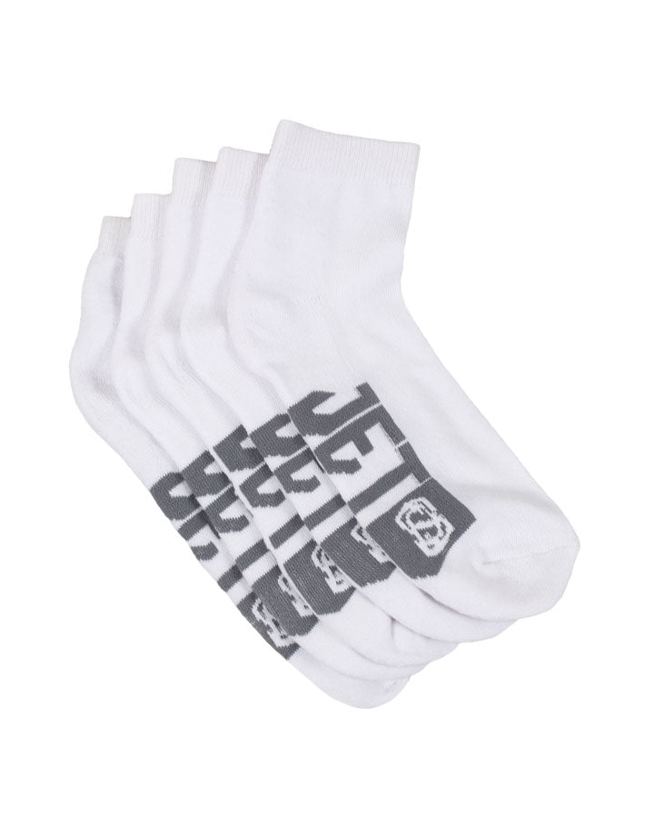 JETPILOT CORP MENS ANKLE SOCK WHITE