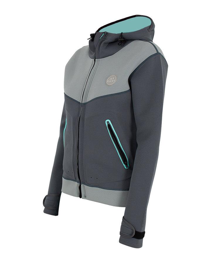 LADIES 2MM LADIES FLIGHT TOUR COAT CHARCOAL