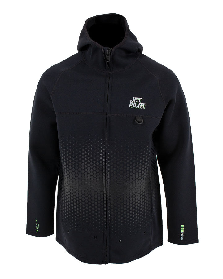 FLIGHT MENS HOODED TOUR COAT BLACK