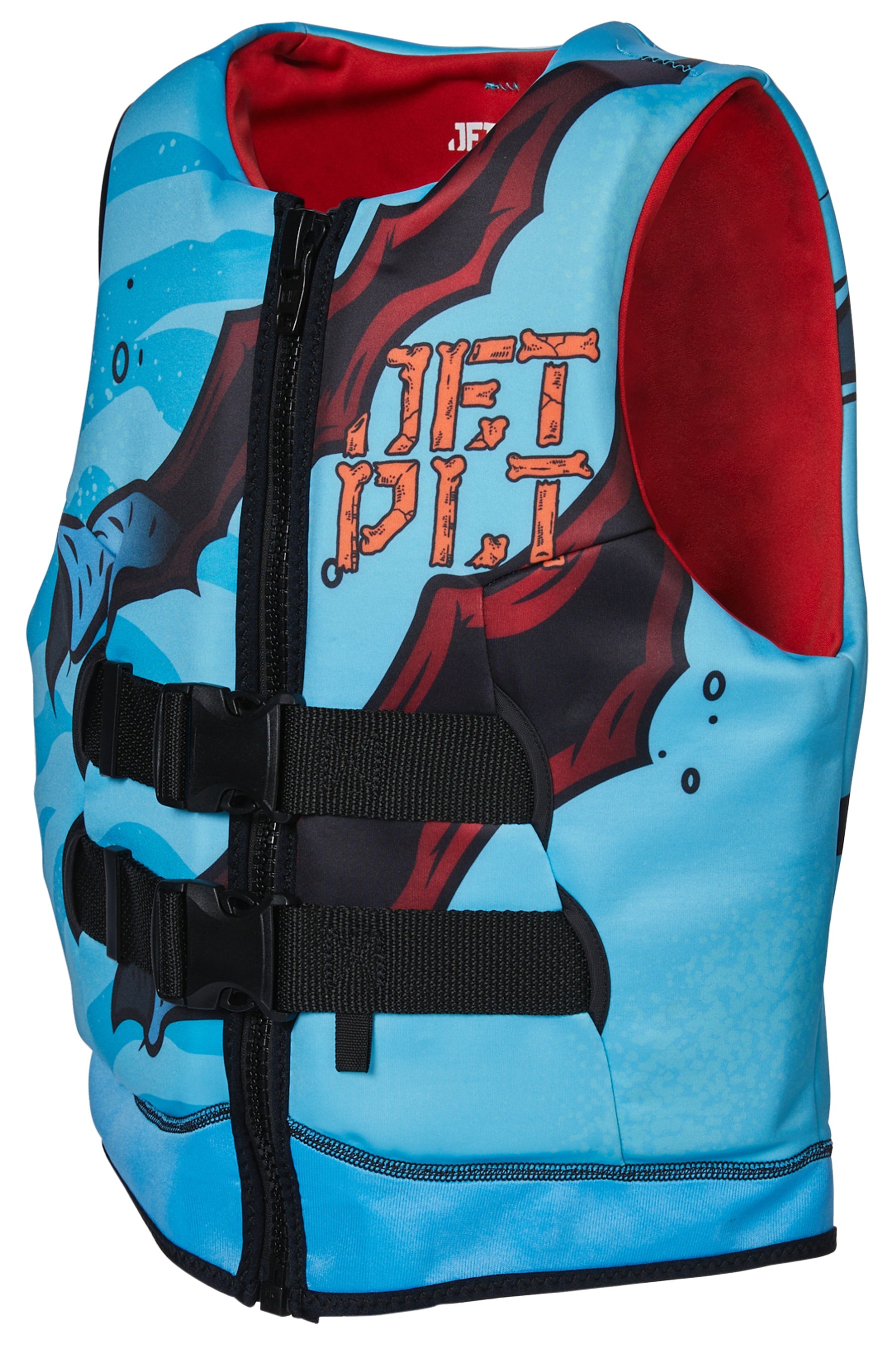 Jetpilot Boys Rex Youth Cause Neo Life Jacket Blue 3