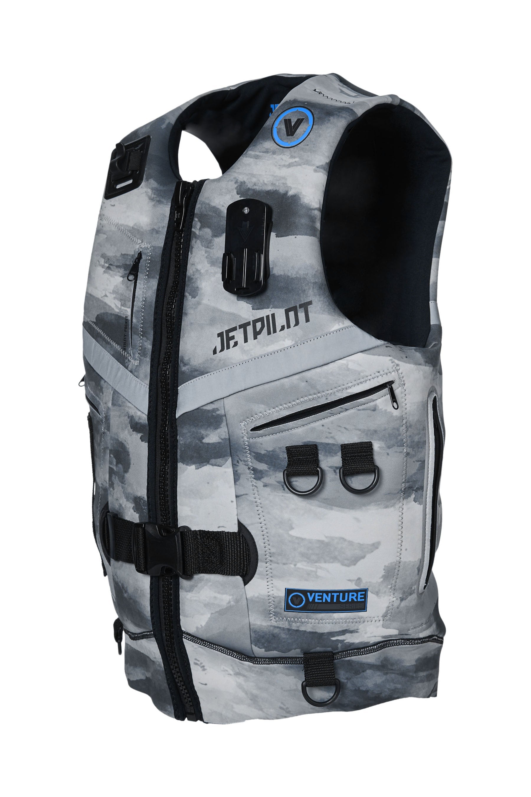 Venture Mens Neo Life Jacket Grey/Camo 3