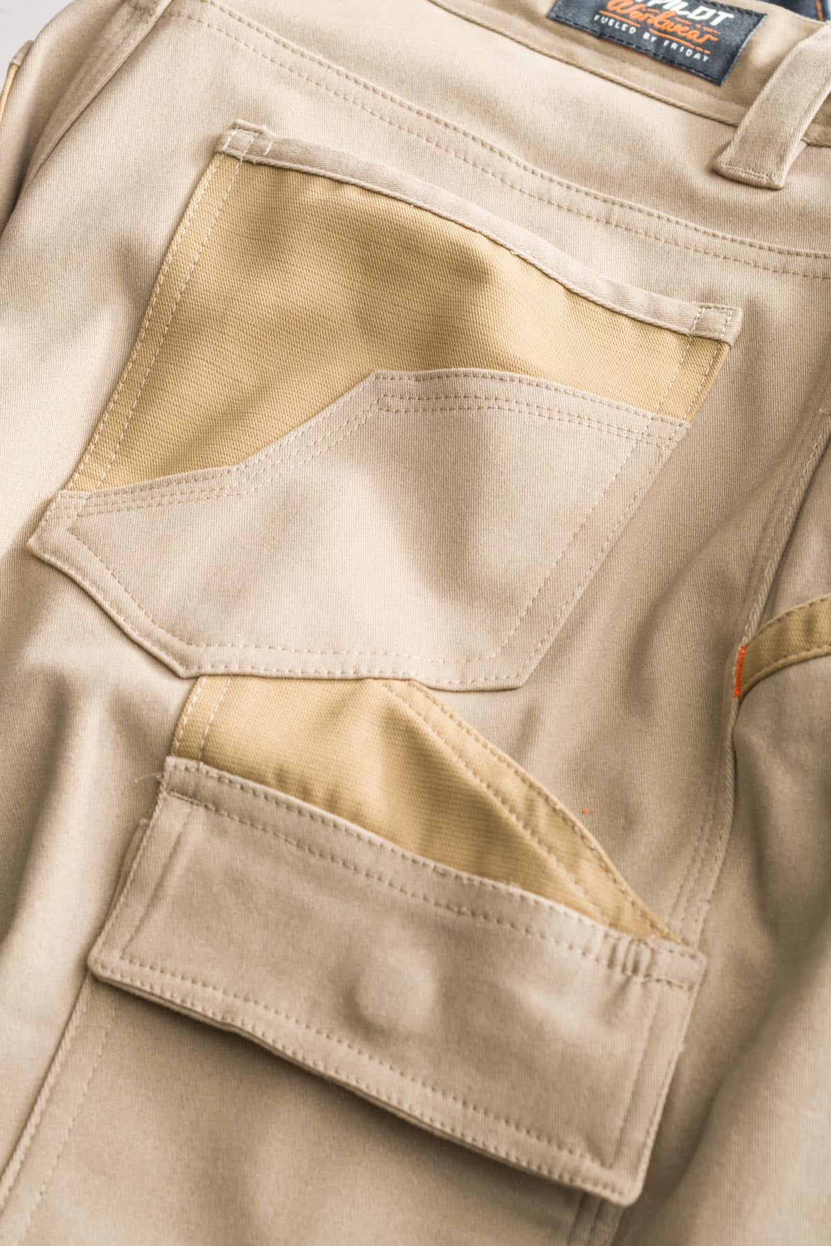 FUELED UTILITY SHORT - KHAKI