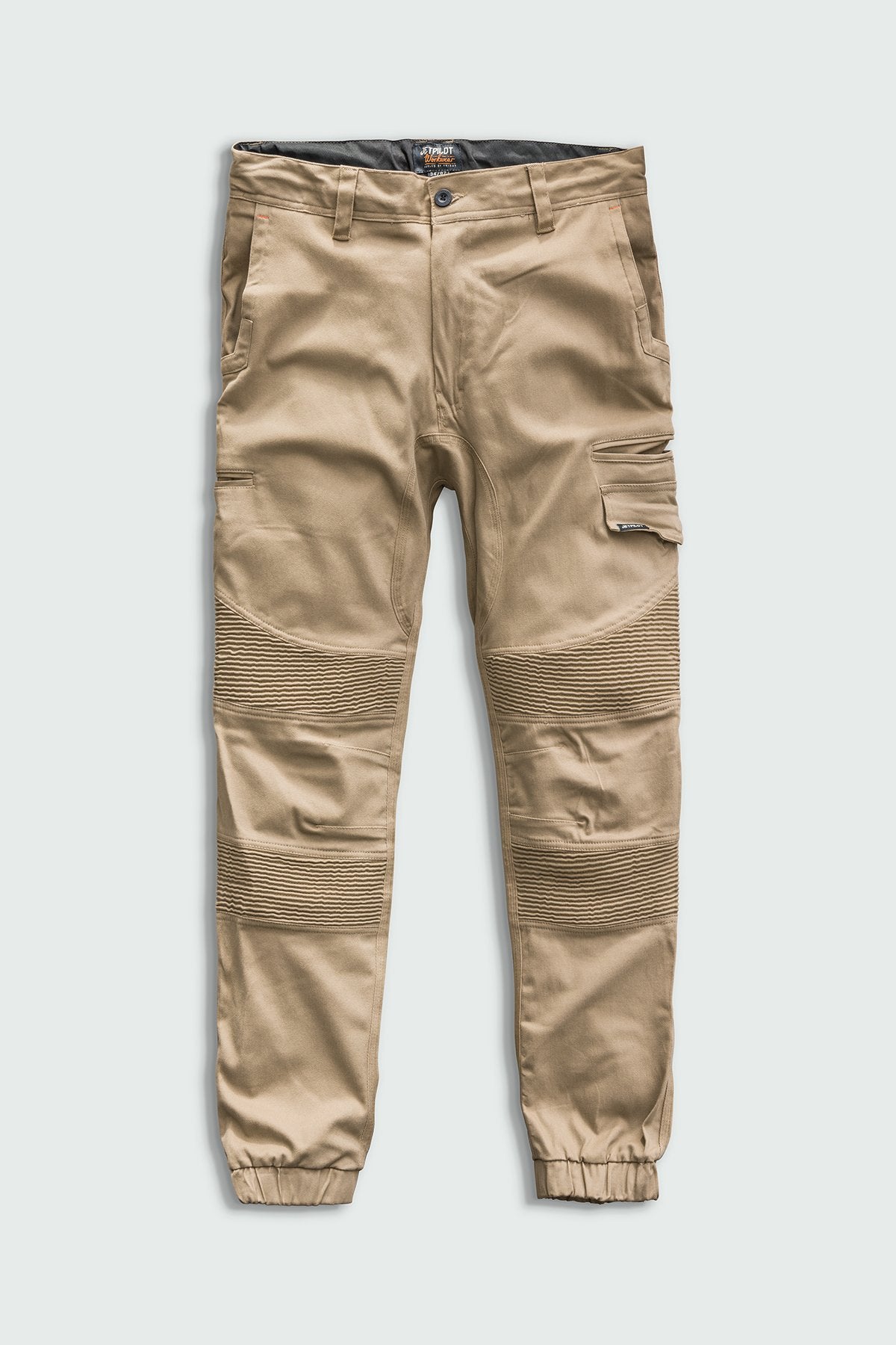 CORRUGATED STRETCH PANT - KHAKI