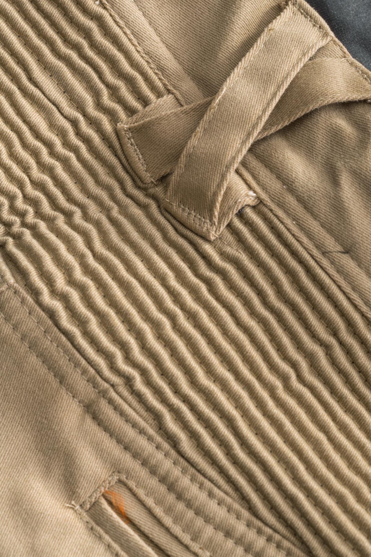 CORRUGATED STRETCH PANT - KHAKI