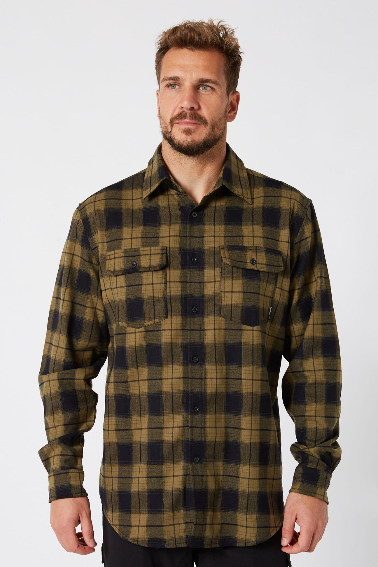 JP FLANNEL SHIRT MUSTARD