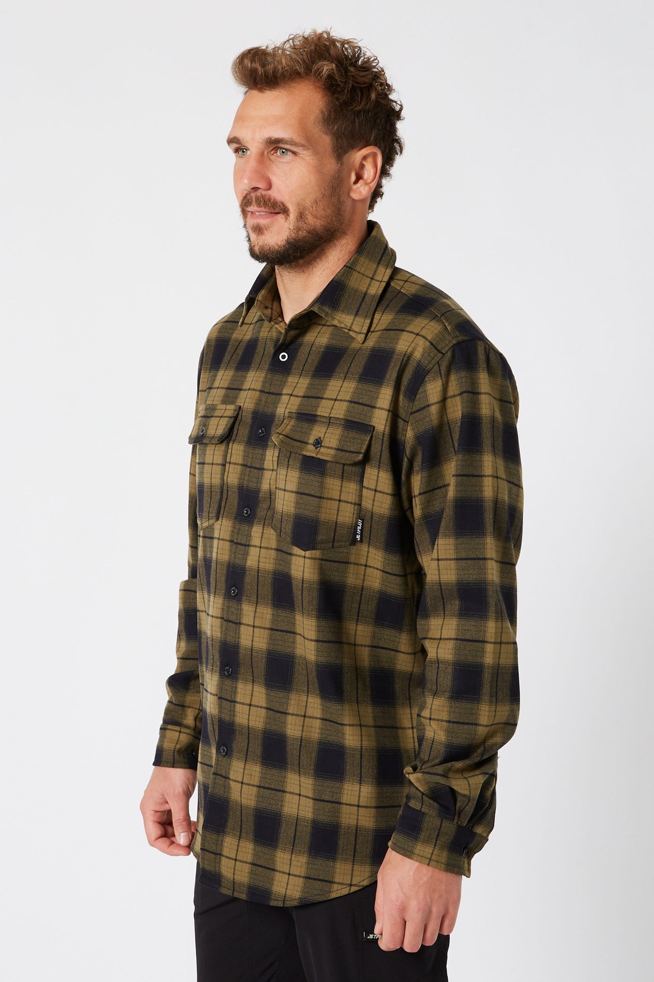 Jetpilot Flannel Shirt Mustard