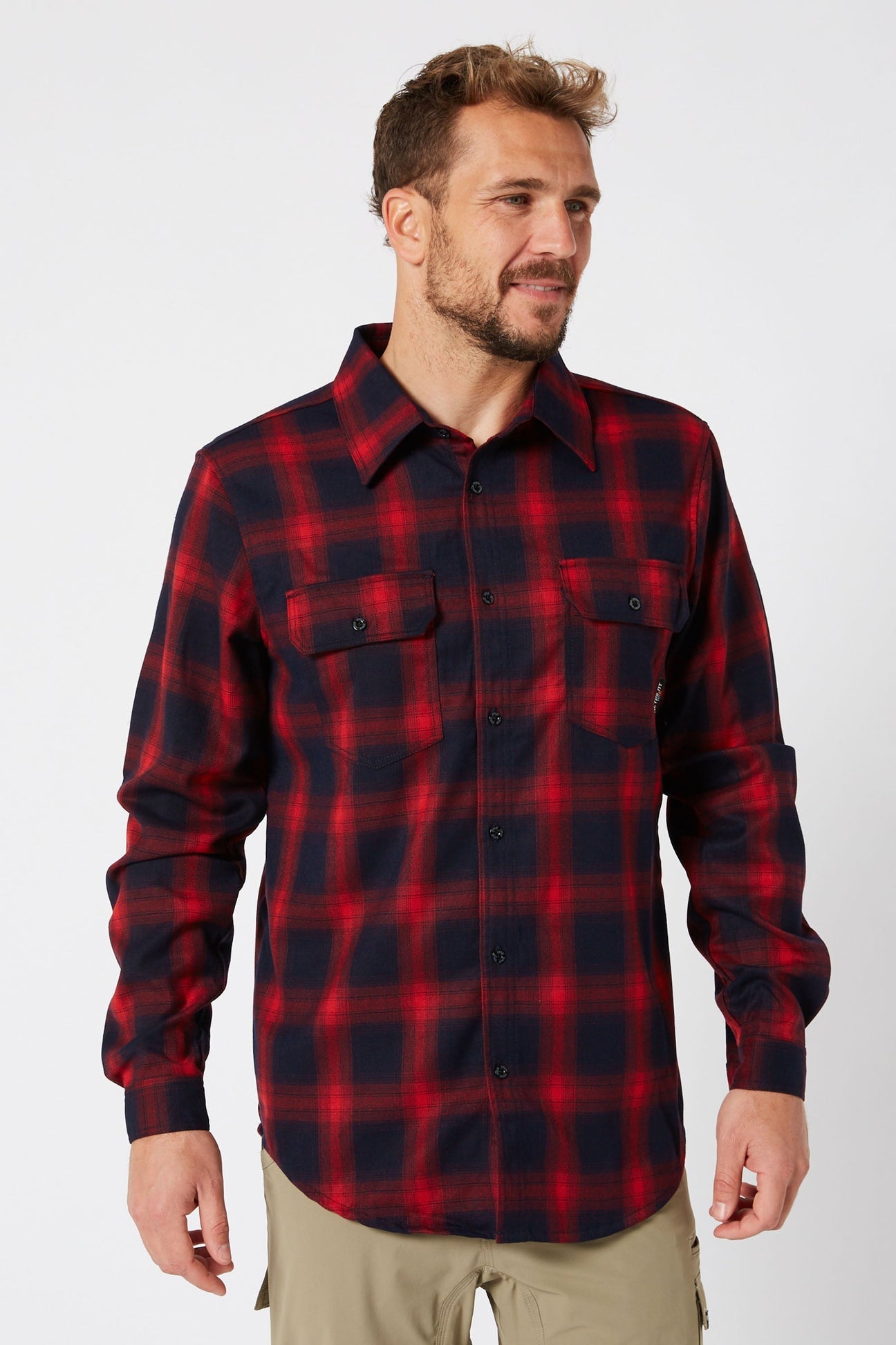 Jetpilot Flannel Shirt Red