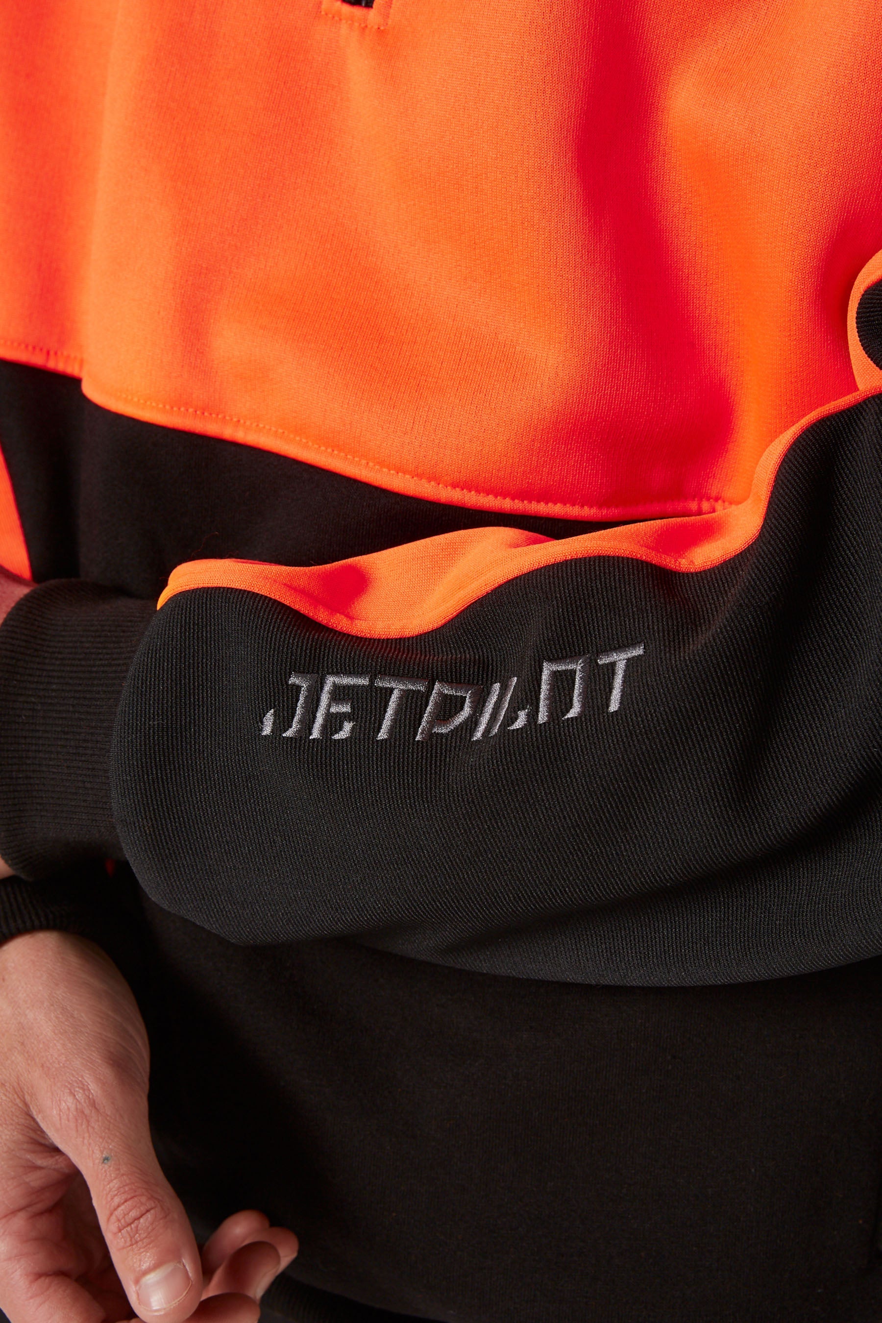 Leveled Mens 2.0 PO Hoodie Hi Vis Orange