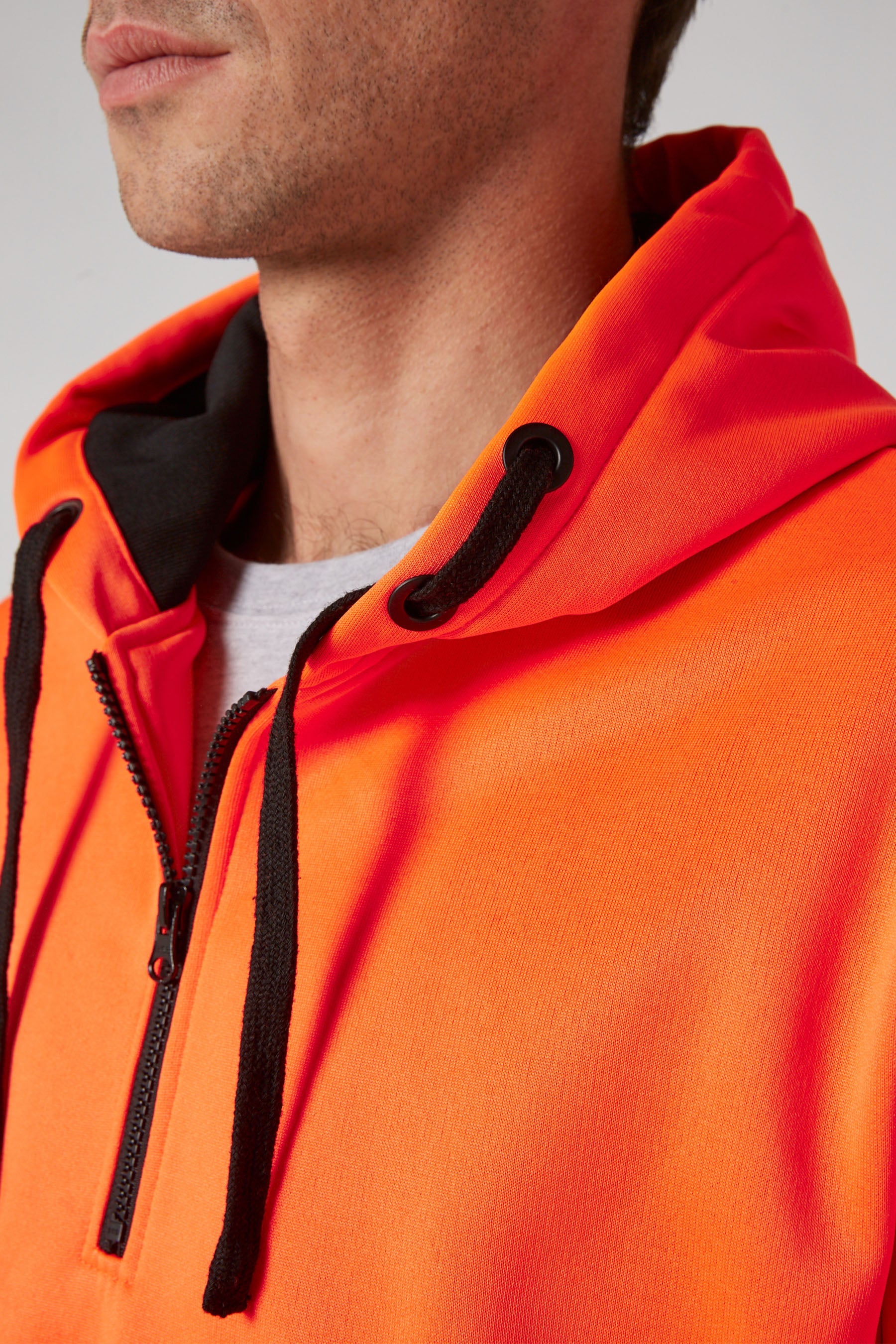 LEVELED MENS 2.0 PO HOODIE HI VIS ORANGE