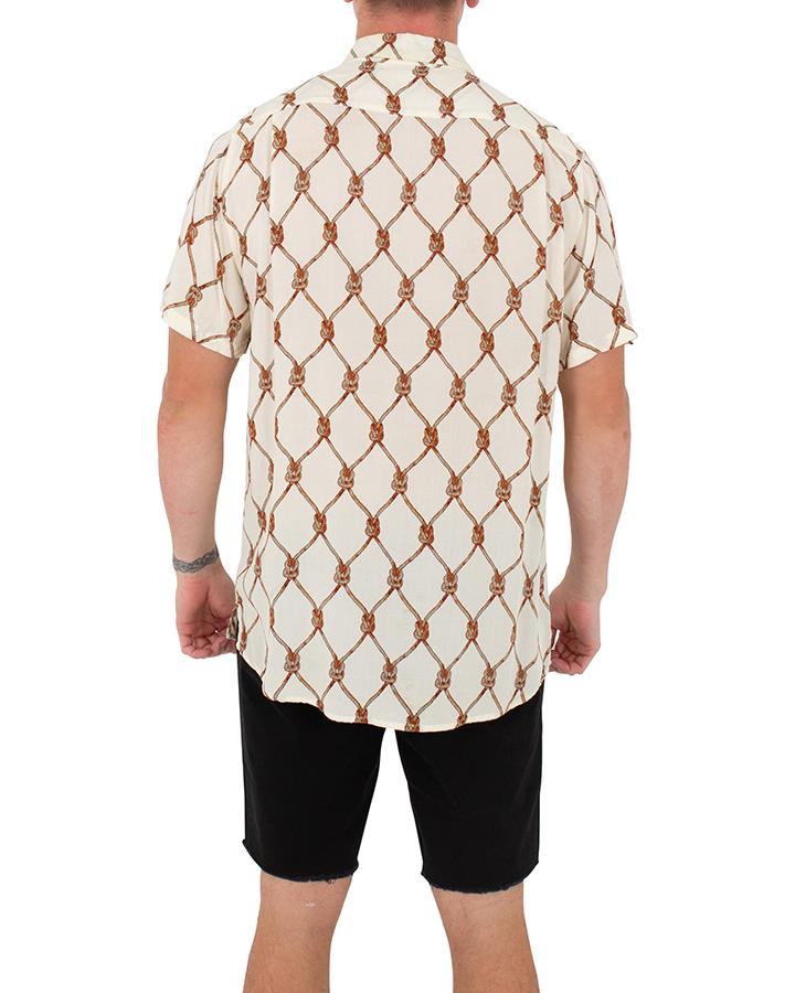 JETPILOT ROPE MENS S/S SHIRT - WHITE