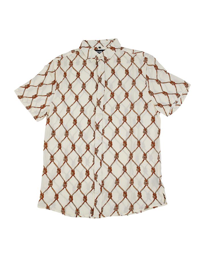 JETPILOT ROPE MENS S/S SHIRT - WHITE