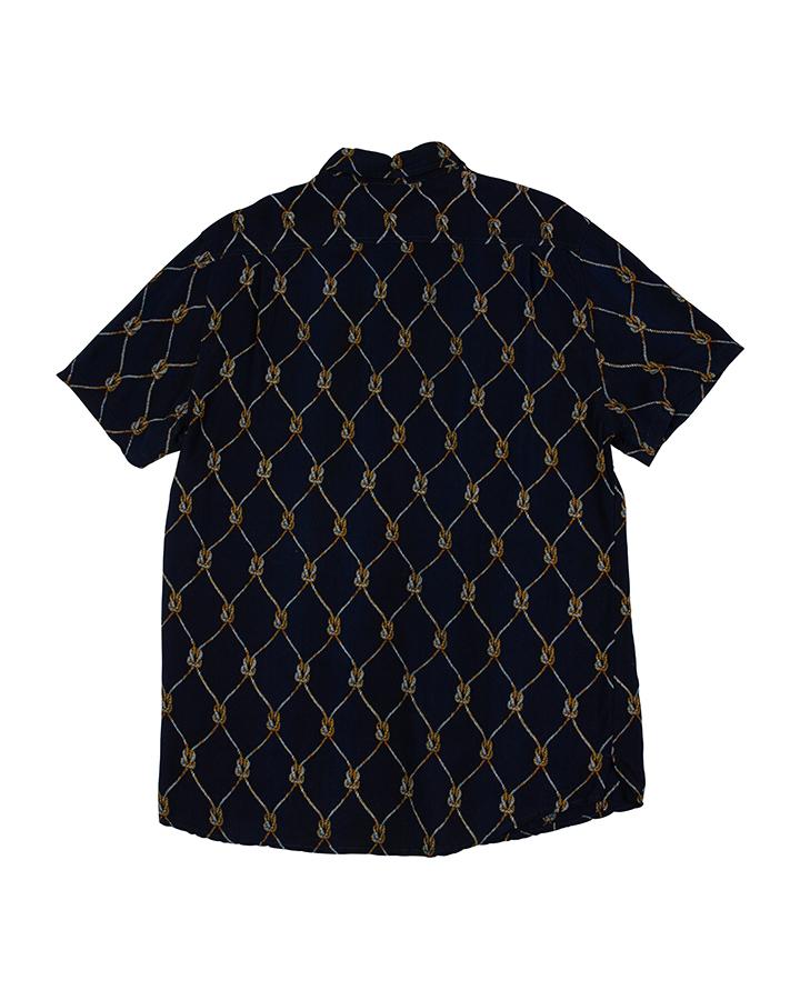 JETPILOT ROPE MENS S/S SHIRT - NAVY