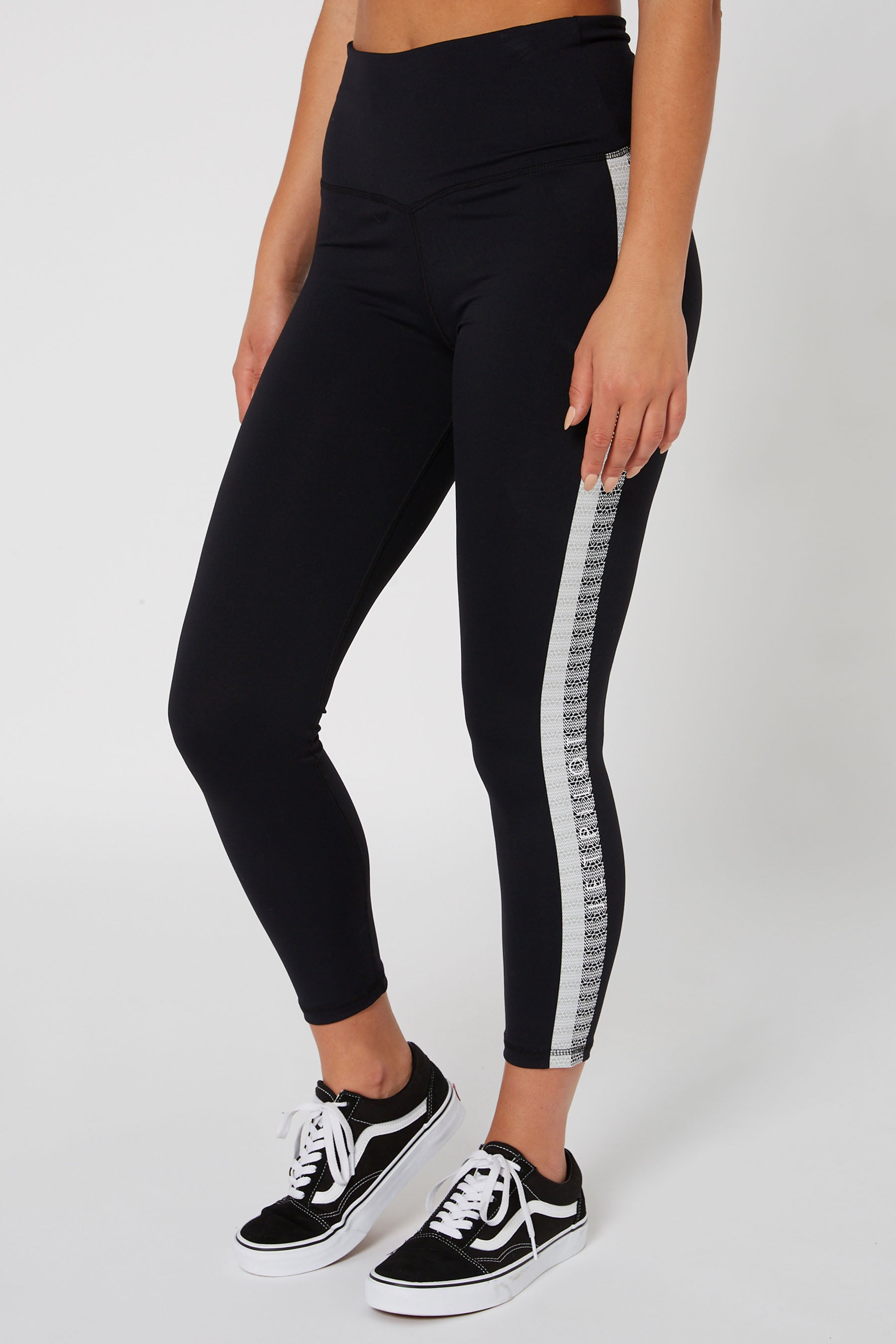 JETPILOT PACER LADIES LEGGINGS BLACK/GREY