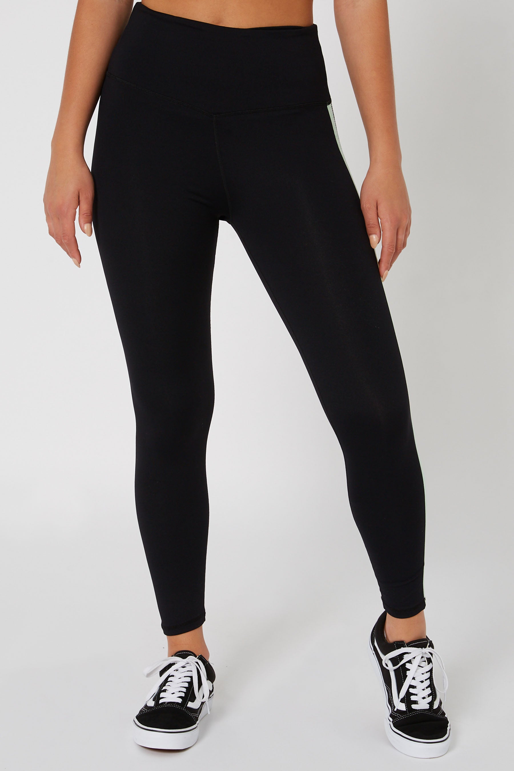 JETPILOT PACER LADIES LEGGINGS BLACK/MINT