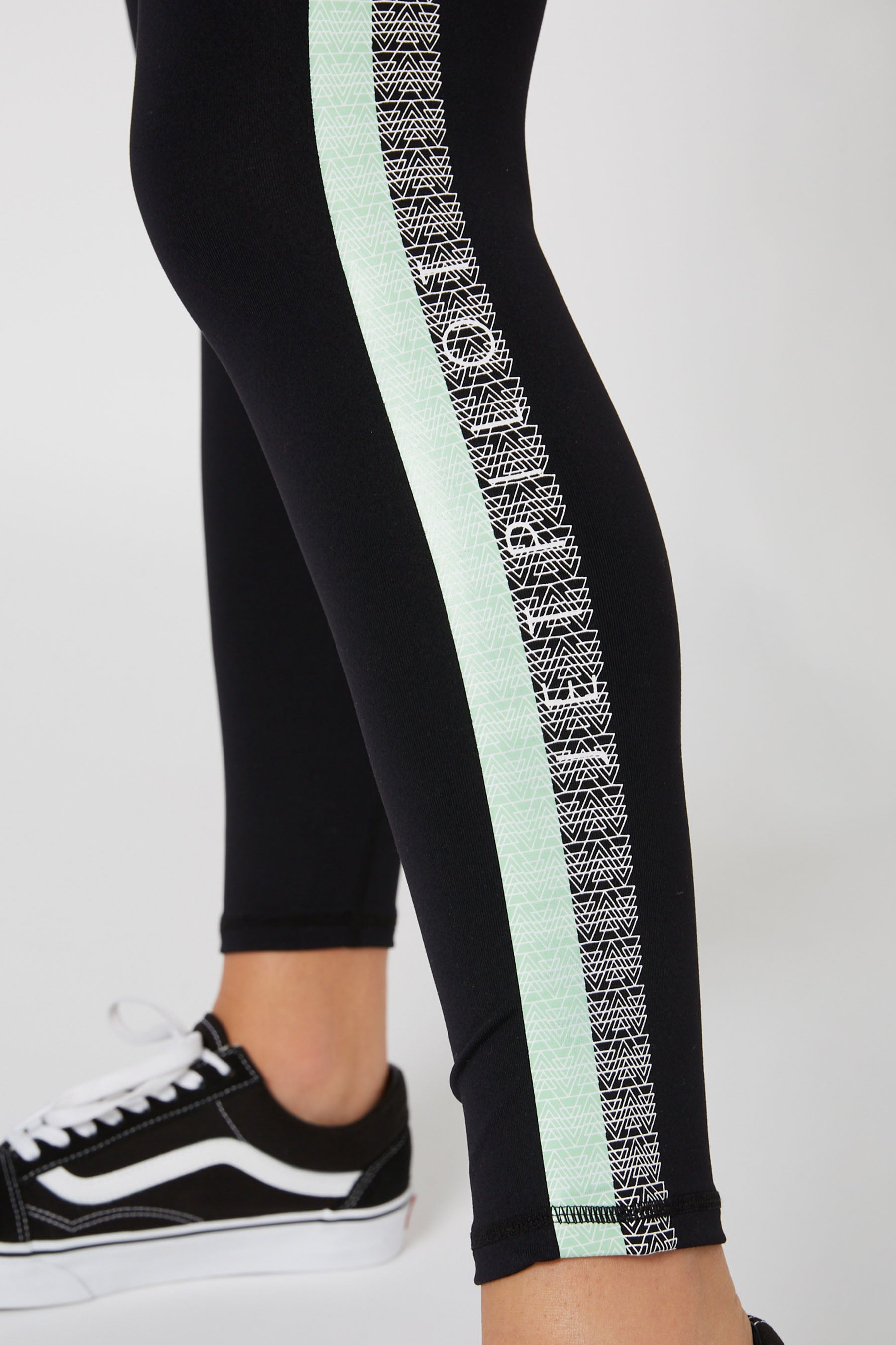 JETPILOT PACER LADIES LEGGINGS BLACK/MINT