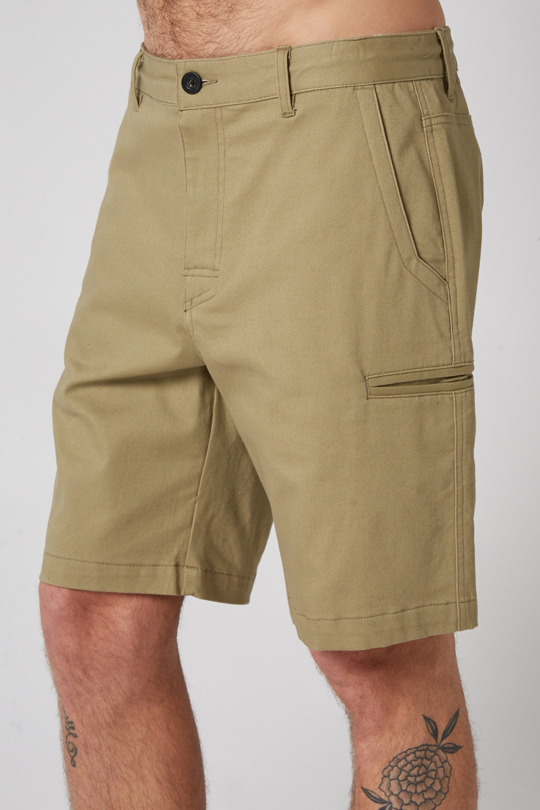 JETPILOT 5 DAY CHINO SHORT - KHAKI