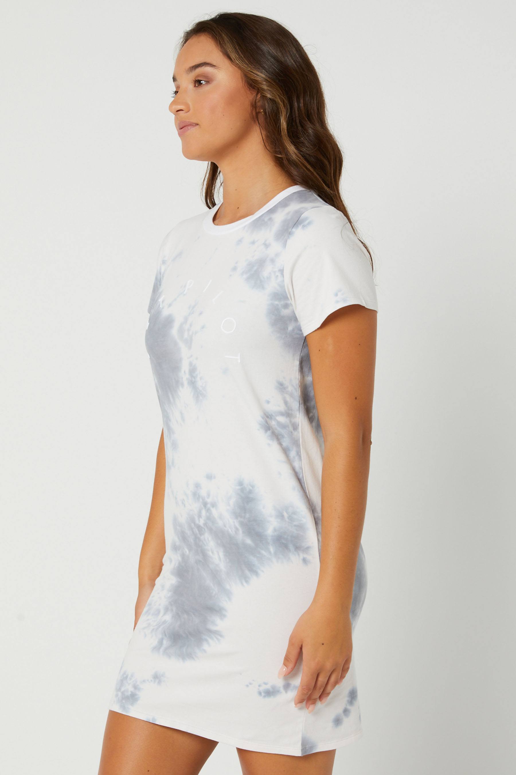 Jetpilot Arch Ladies T-Shirt Dress Tie Dye 4