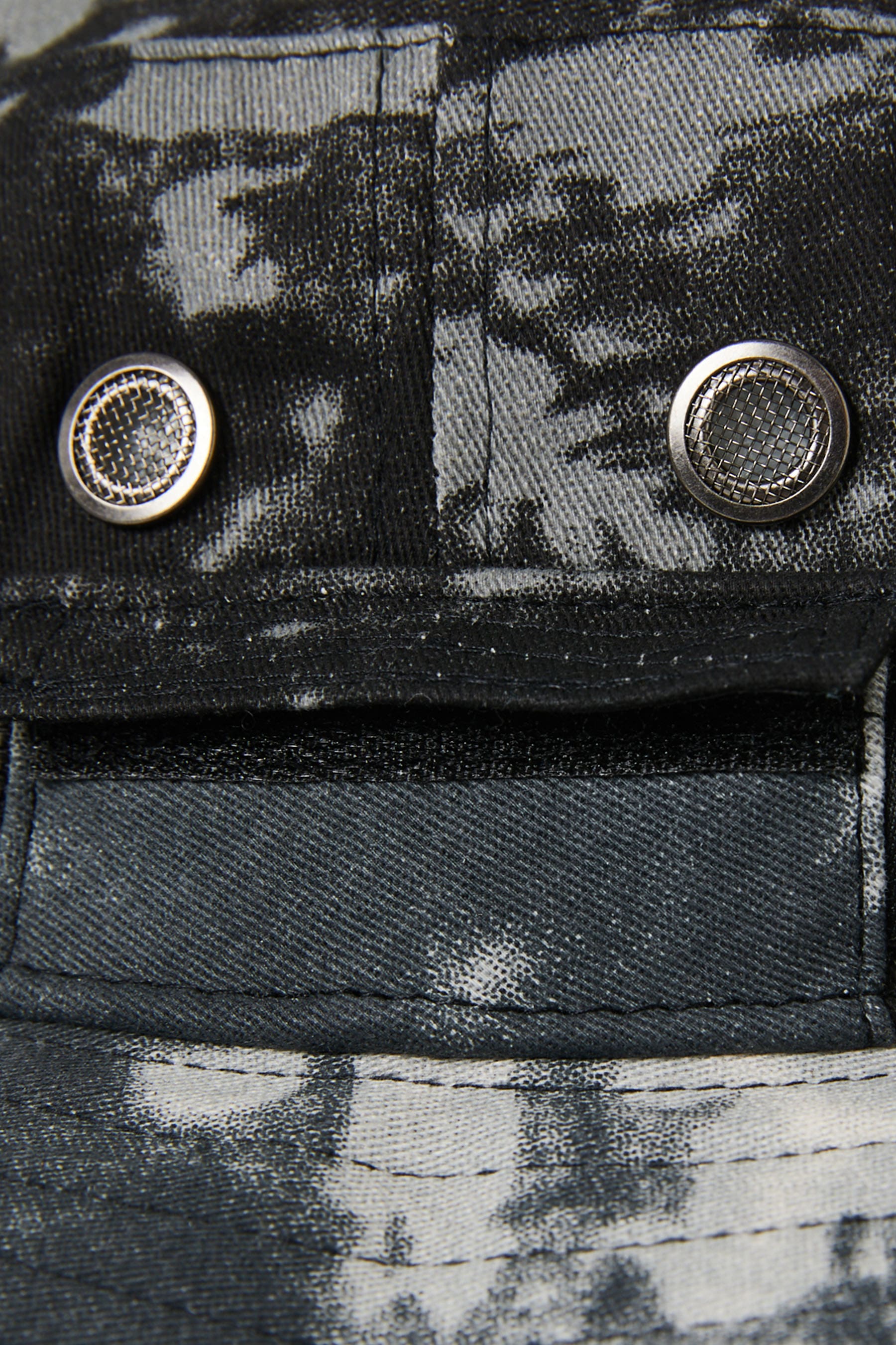 Jetpilot Hiker Mens Wide Brim Bucket Black Camo
